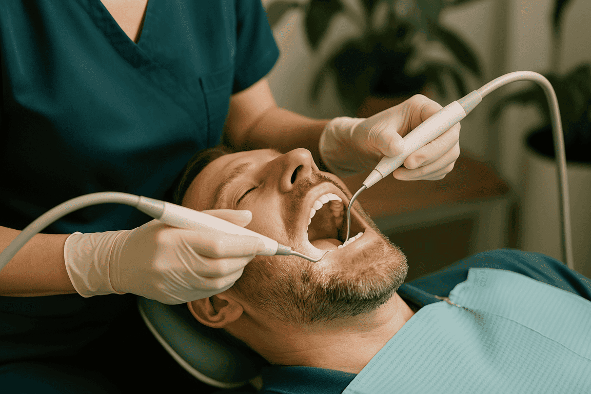 Behandlung von Parodontitis und Zahnfleischerkrankungen